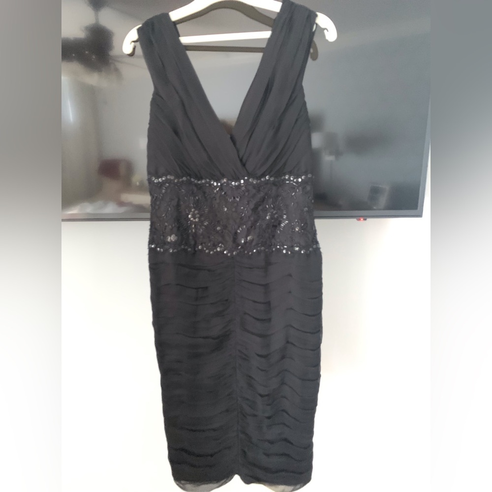 Black cocktail dress